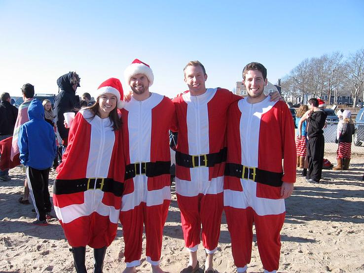 Helping Hands and Hooves holds 12th Annual Christmas day swim